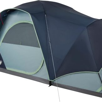 Coleman Skydome XL Large Family Tent Weatherproof 8/12 Person Tent Sets Up in 5 Mins Rainfly & Carry Bag Included Made of PFAS-Free Materials